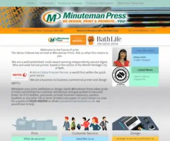 Minutemanbath.co.uk(Printer in Bath) Screenshot