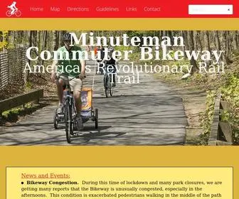 Minutemanbikeway.org(America's Revolutionary Rail) Screenshot