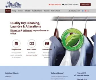 Minutemancleaners.com(Dry Cleaning) Screenshot