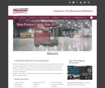 Minutemanintl.com(Top Commercial Floor Cleaning Machines and the Industries they Serve) Screenshot