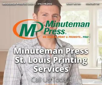 Minutemanpressstlouis.com(Minuteman Press St. Louis) Screenshot