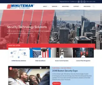 Minutemanst.com(Minuteman Security Technologies) Screenshot