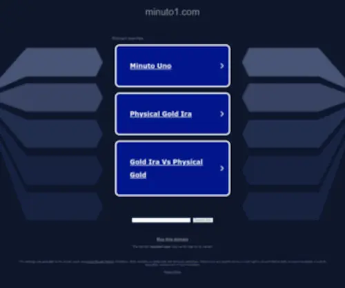 Minuto1.com(minuto1) Screenshot