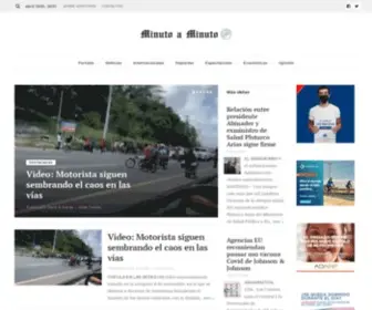 Minutoaminuto.com.do(Noticias al instante) Screenshot