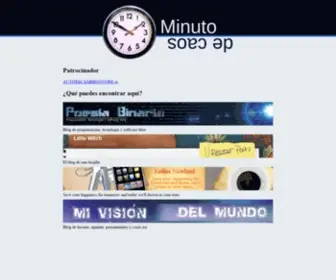 Minutodecaos.com(Minuto de caos) Screenshot