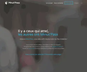 Minutpass.com(Pour ne plus subir les files d'attente) Screenshot