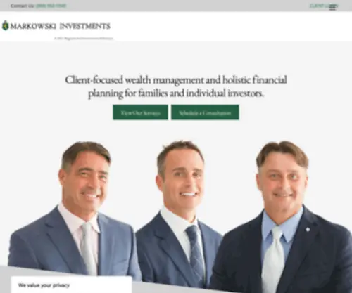 Minvest.com(Markowski Investments) Screenshot