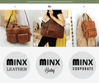 Minxleather.com(Minx Leather SA) Screenshot