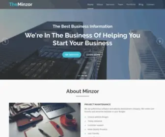 Minzor.com(Website Development company) Screenshot