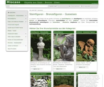 Miocasa.de(Steinfiguren) Screenshot