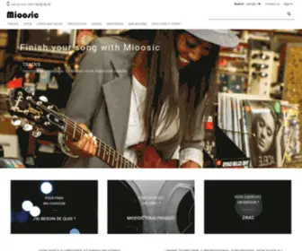 Mioosic.com(Votre studio en ligne) Screenshot