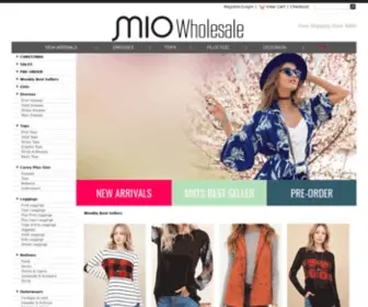 Miowholesale.com(Women's Wholesale Clothing I MIO Wholesale) Screenshot