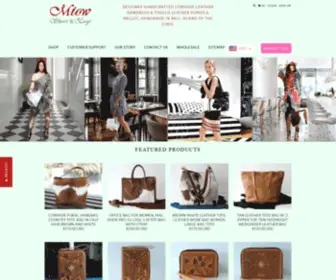 Miowleathers.com(Miow Leather Shoes & Bags) Screenshot