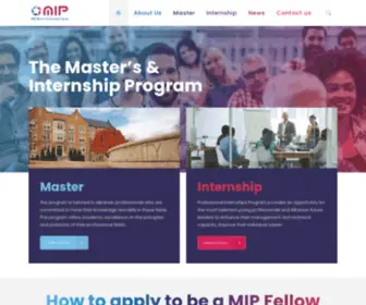 Mip-AADF.org(AADF Master's & Internship Program) Screenshot