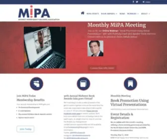 Mipa.org(Serving the Midwest publishing community with collaborative sharing of publishing) Screenshot