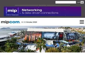 Mipcom.com(The International Co) Screenshot