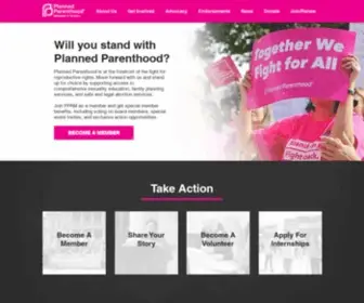 Miplannedparenthood.org(Planned Parenthood Advocates of Michigan) Screenshot