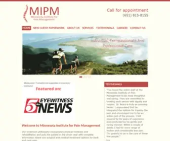 Mipmclinic.com(Minnesota Institute For Pain Management) Screenshot