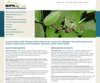 Mipn.org(Midwest Invasive Plant Network) Screenshot