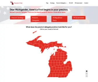 Miprecinctfirst.com(MI Precinct First) Screenshot