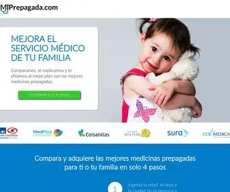 Miprepagada.com(Comparativo de pólizas de salud) Screenshot