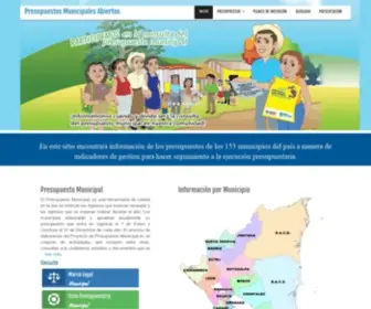 Mipresupuestomunicipal.org(Presupuestos Municipales en Nicaragua) Screenshot