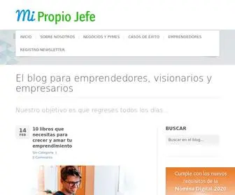 Mipropiojefe.com(El blog para emprendedores) Screenshot