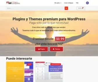 Miproyectowp.com(Construye sitios que vendan con Plugins y Themes Premium para WP) Screenshot