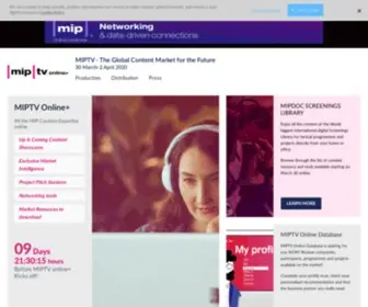 Miptv.com(The Spring International Television Market) Screenshot