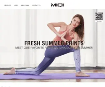 Miqiapparel.com(Full Customization Service One Stop Yoga Wear Supply Manufacturer) Screenshot