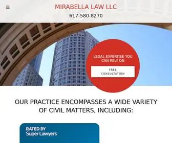 Mirabellallc.com(Mirabella Law LLC) Screenshot