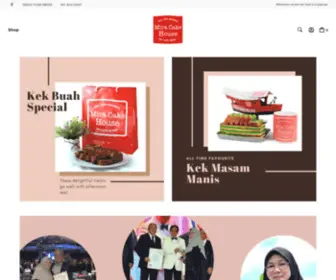 Miracakehouse.com(Mira Cake House) Screenshot