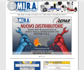 Miracarparts.com(MI.R.A. car parts) Screenshot