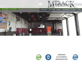 Mirack.net(Mirack Construction) Screenshot