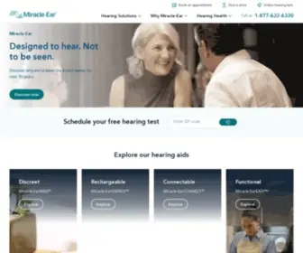 Miracle-Ear.com(Hearing Aid Centers) Screenshot