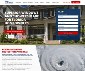 Miracle-Windows.com(Jacksonville Window and Shower Company) Screenshot