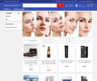 Miraclebeauty.net(Miracle Beauty Skin Care Solution) Screenshot