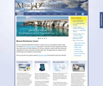 Miraclecenter.org(Miracle distribution center) Screenshot