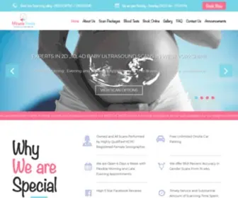 Miracleinside.com(2D/3D/4D Baby Scan Centre) Screenshot