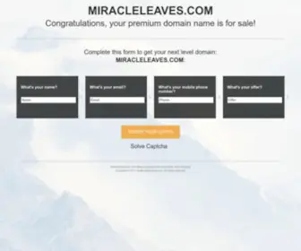 Miracleleaves.com(Miracleleaves) Screenshot