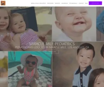 Miraclemilepediatrics.com(Miracle Mile Pediatrics) Screenshot