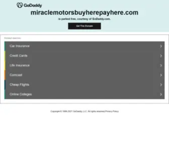 Miraclemotorsbuyherepayhere.com(Miraclemotorsbuyherepayhere) Screenshot