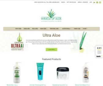 Miracleofaloe.com(Miracle of Aloe) Screenshot