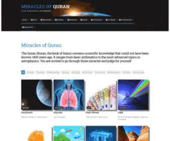 Miracles-OF-Quran.com(Miracles Of Quran) Screenshot
