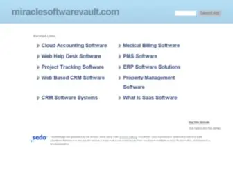 Miraclesoftwarevault.com(Miracle Software Vault) Screenshot