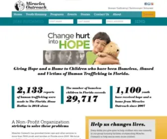 Miraclesoutreach.org(Miracles Outreach) Screenshot