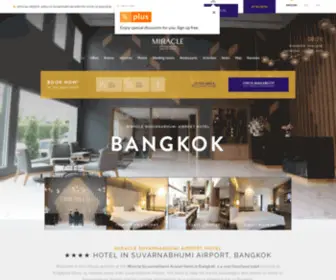 Miraclesuvarnabhumi.com(The Miracle Suvarnabhumi Airport Hotel) Screenshot