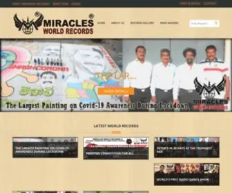 Miraclesworldrecords.com(Submit World Record India) Screenshot