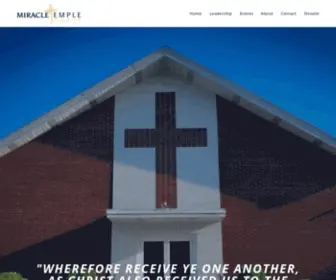 Miracletemplecogic.org(Miracle Temple COGIC) Screenshot