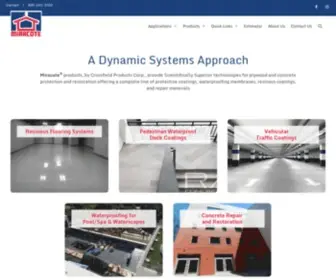 Miracote.com(Dynamic Systems Approach to Waterproofing and Restoration) Screenshot